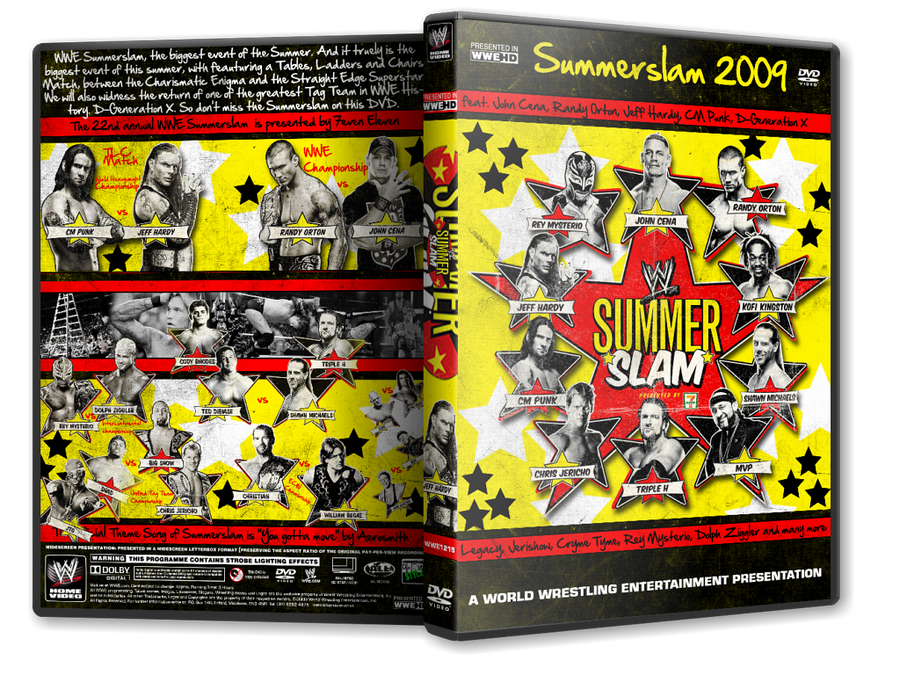 WWE SummerSlam DVD Cover by Mr-Damn