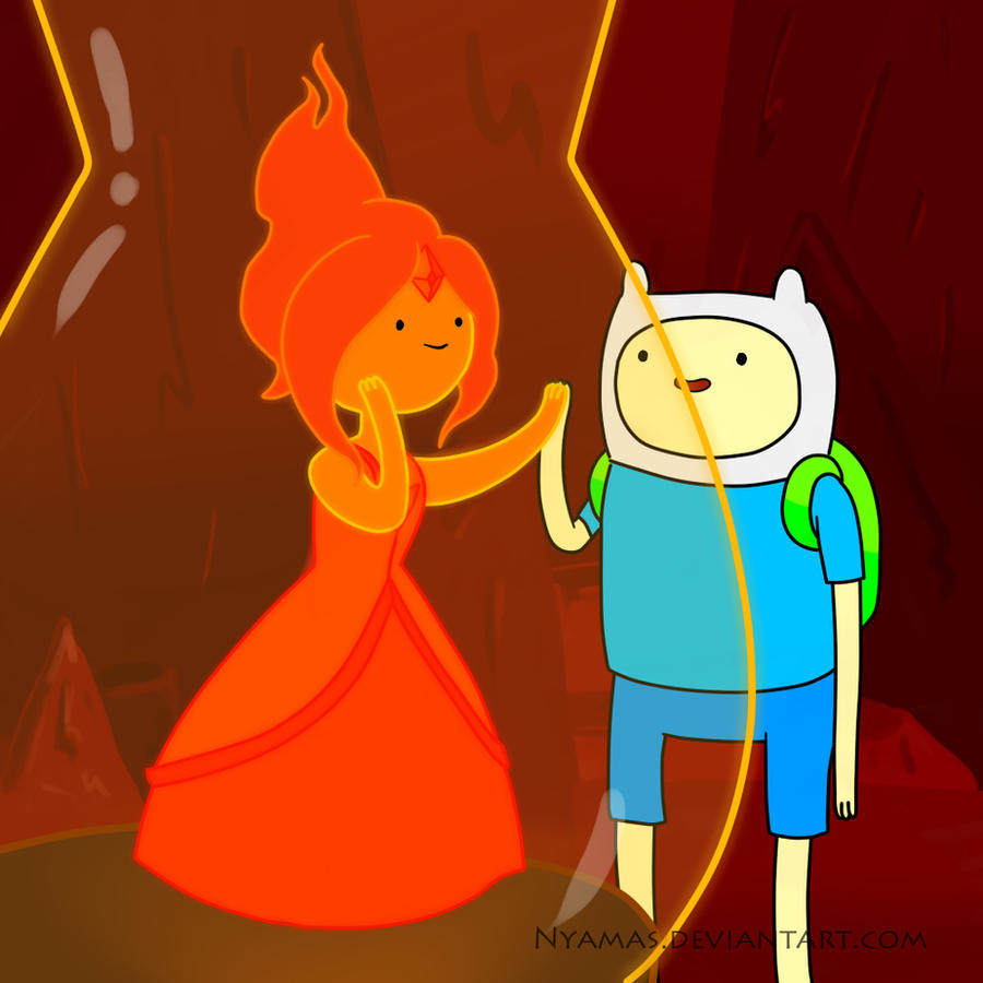 Finn and The Flame Princess by janelvalle on DeviantArt