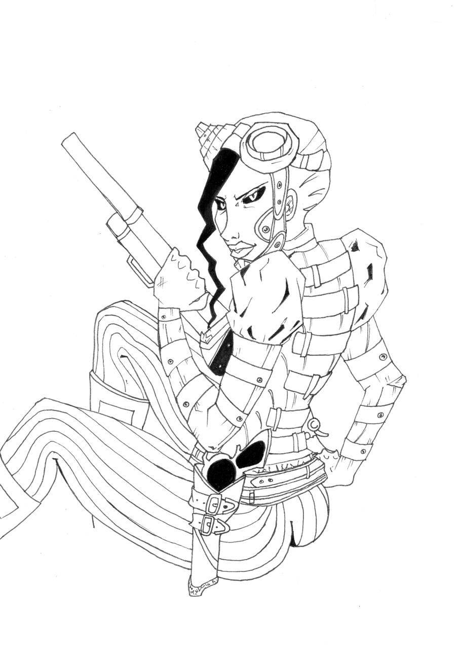 lady mechanika coloring pages - photo #49