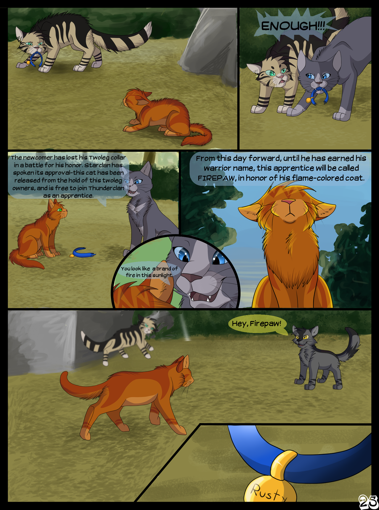 Warriors Into The Wild Page 25 by SassyHeart on DeviantArt