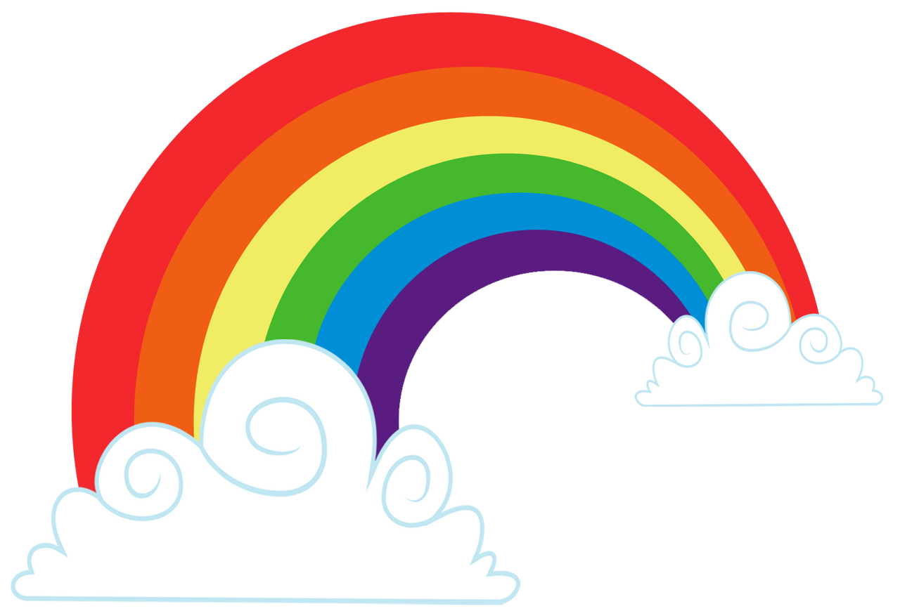 clip art vector rainbow - photo #39