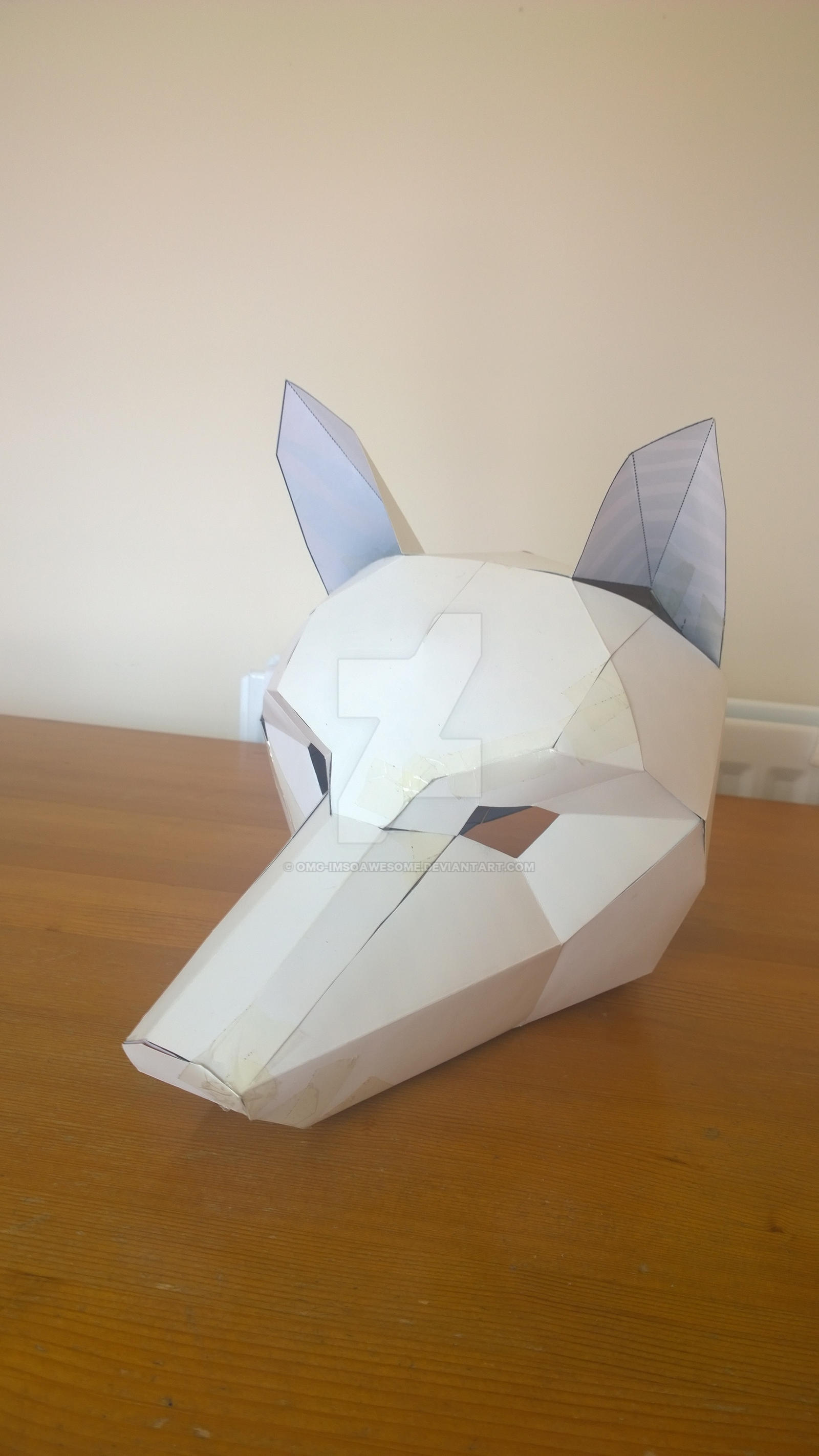 Steve Wintercroft full fox mask! by OMGImSoAwesome on DeviantArt