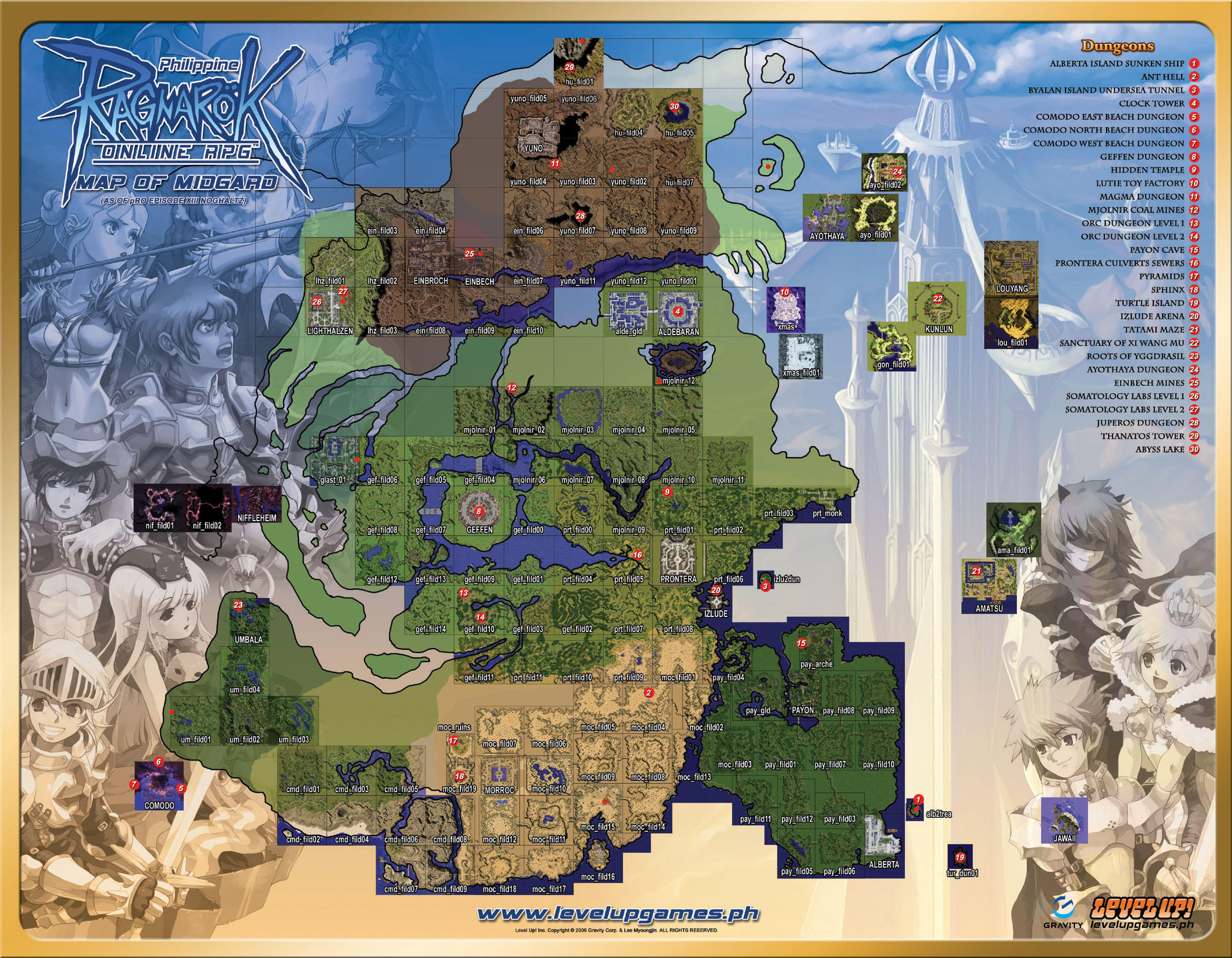 Ragnarok Map by Ardnaz on DeviantArt