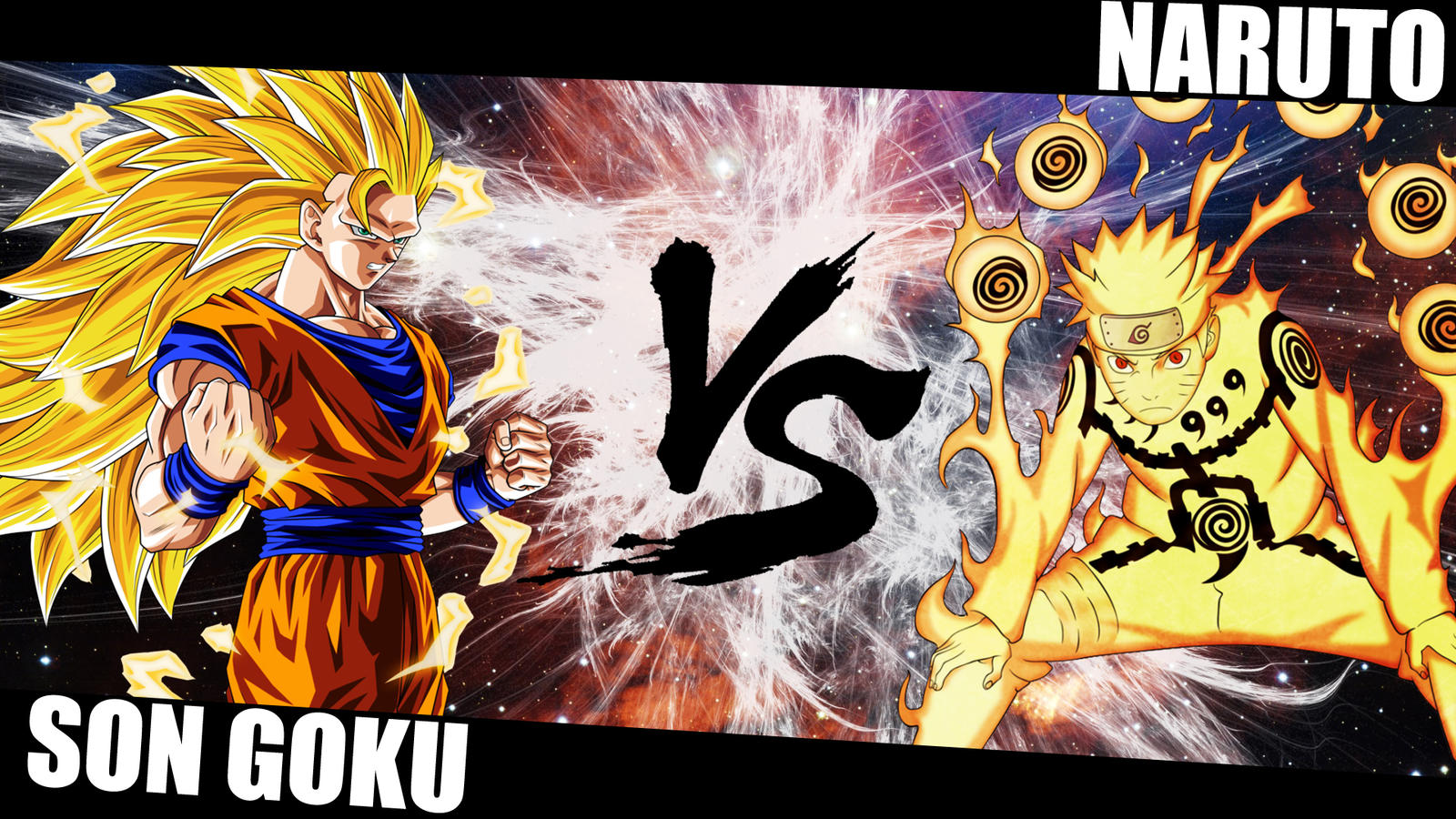 Wallpaper Anime Naruto And Goku Goku And Naruto Wallpapers