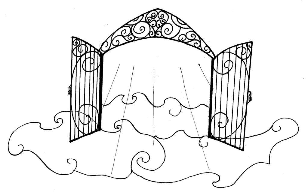 pearly gates clipart - photo #18