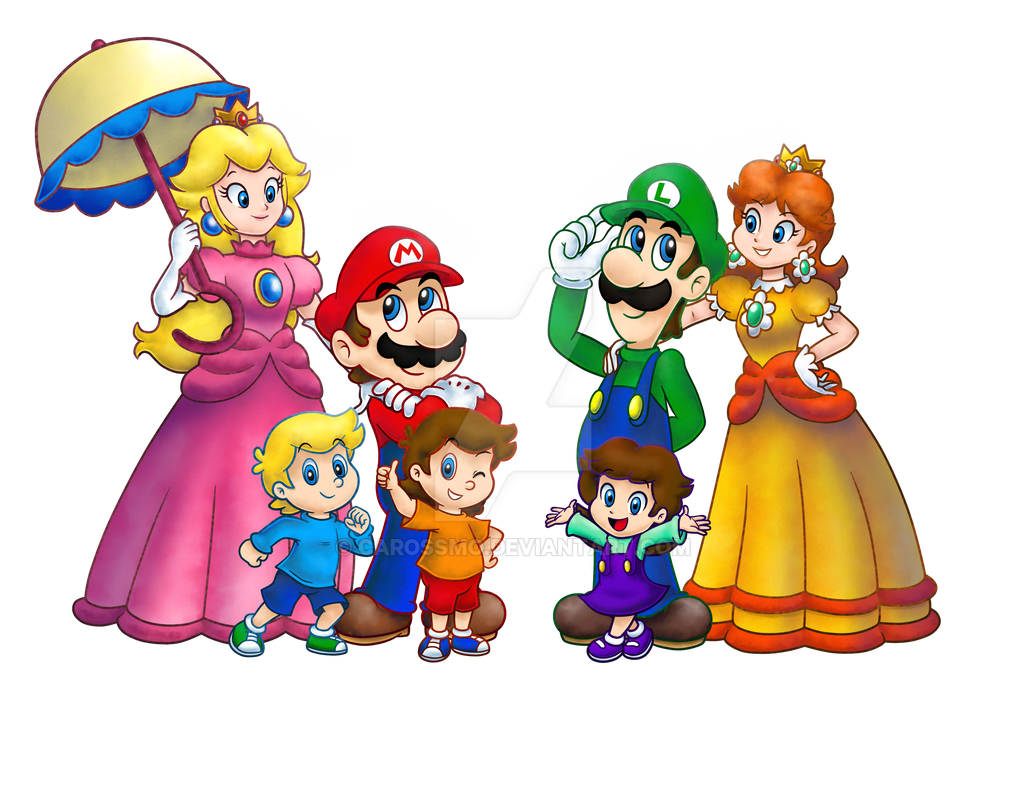 super_mario__family_stroll__wip__by_allenare-d6ddzfq.png