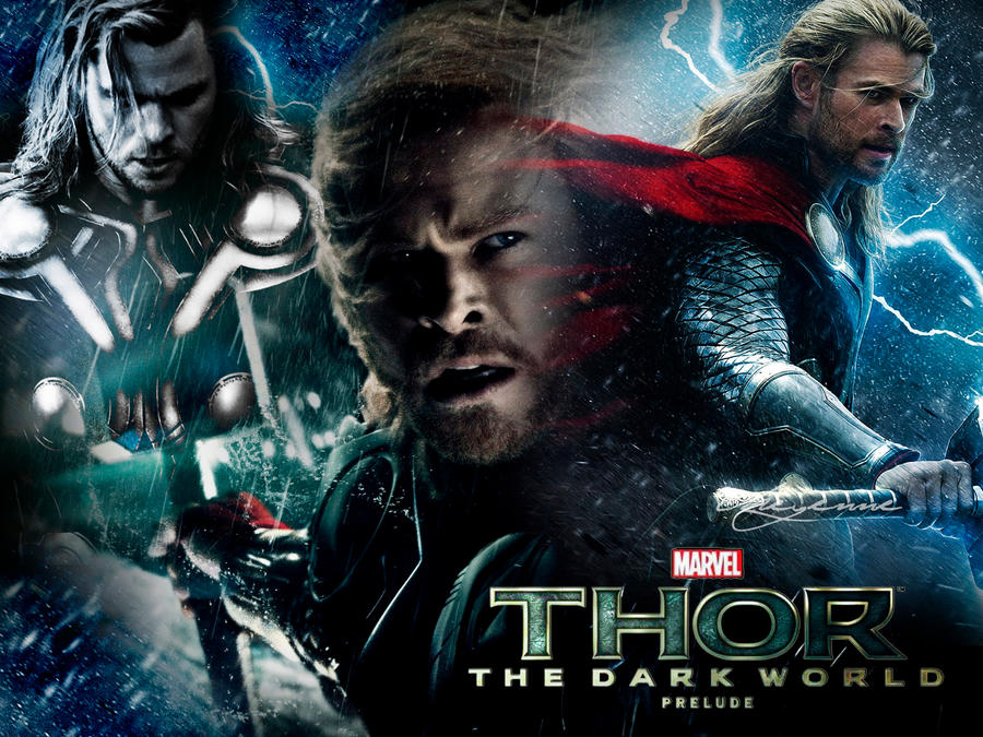 Thor/ The Dark World Wallpaper by Schoggii on DeviantArt