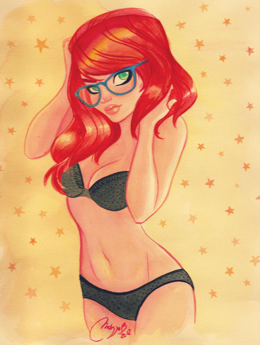 red_hair_blue_glasses_by_melivillosa-dymefp