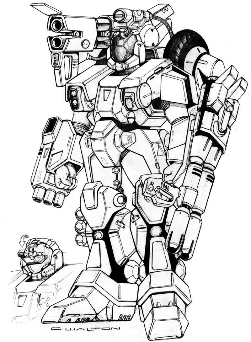 robotech cyclone mecha vr crusader chuckwalton coloring macross anime deviantart drawing armor expeditionary force robots robot marines mech colouring drawings