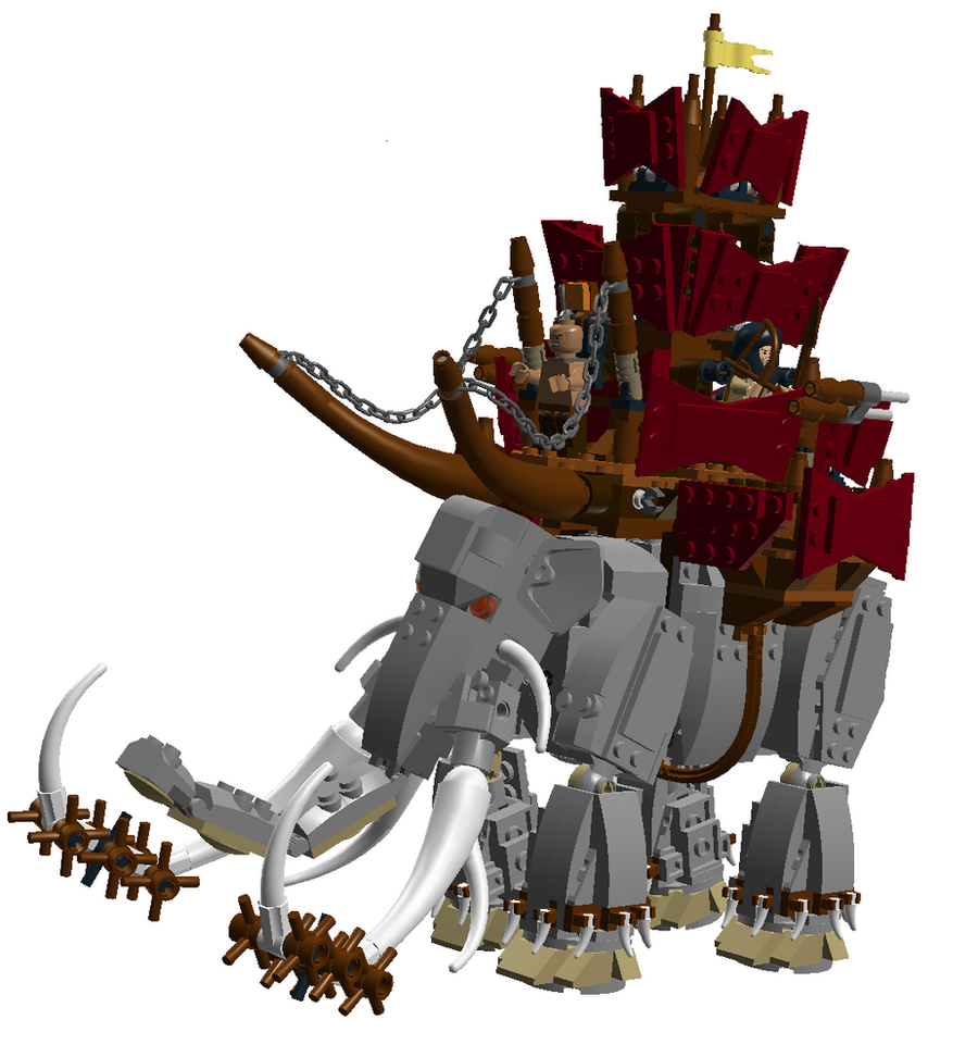 LEGO Lord of the Rings Mumakil by Bugbot64 on DeviantArt