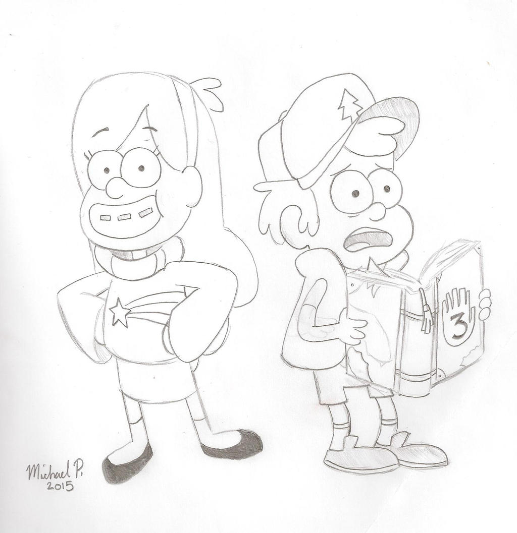 mabel and dipper coloring pages - photo #31