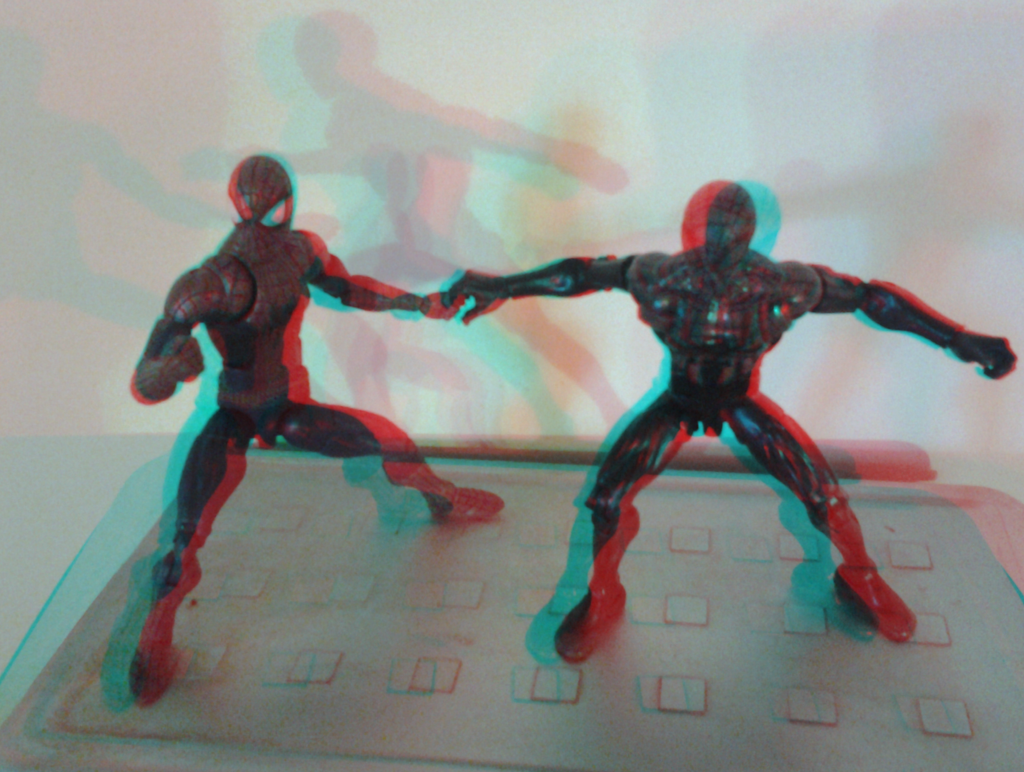 spidey_action_figures_in_3d_anaglyph_by_xmancyclops-d9z7tyg dans figurines