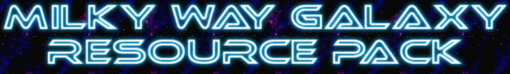 Milkyway Galaxy Resource Pack Logo by Raysss