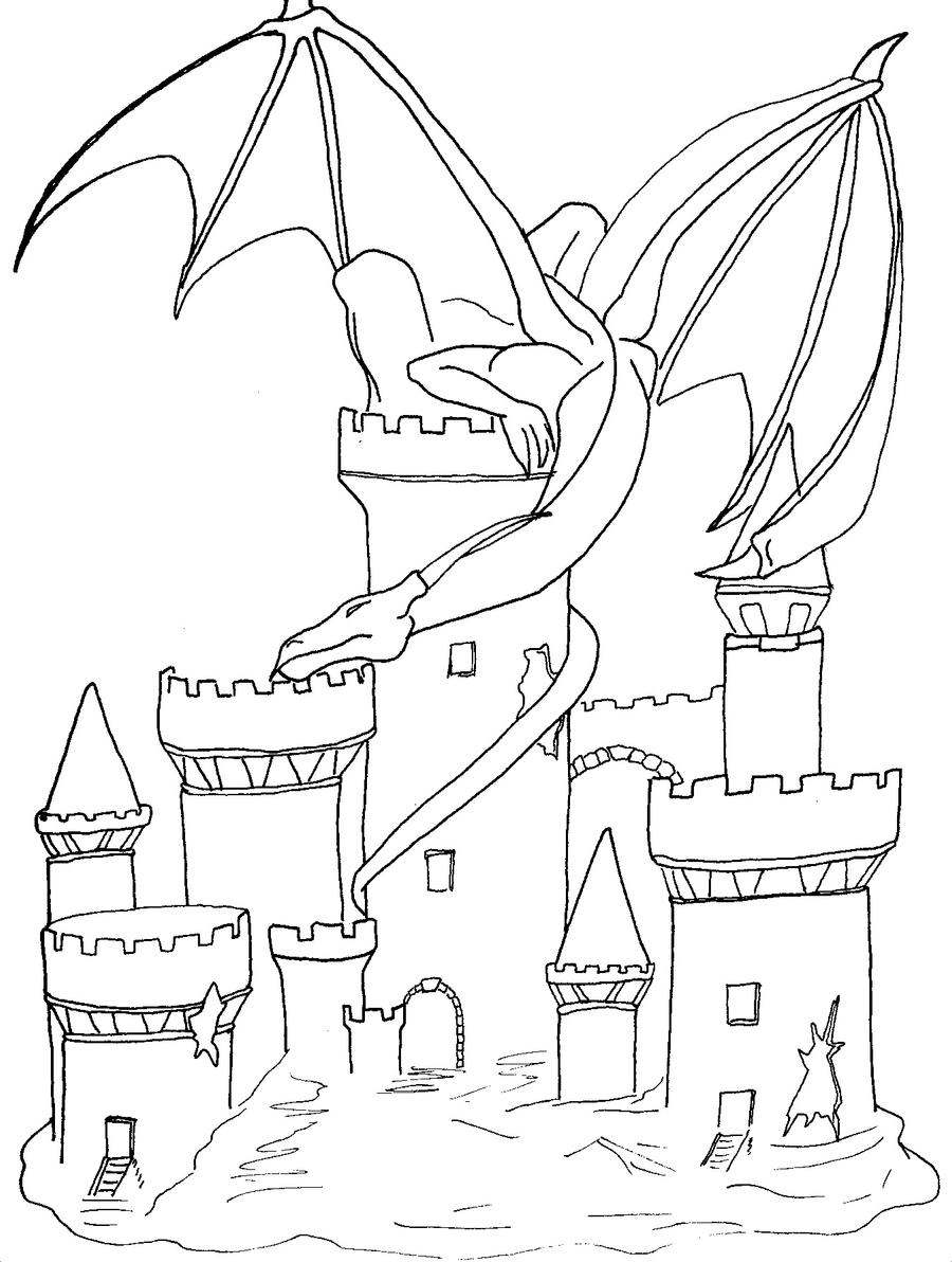 dragon castle by Morrbyd on DeviantArt