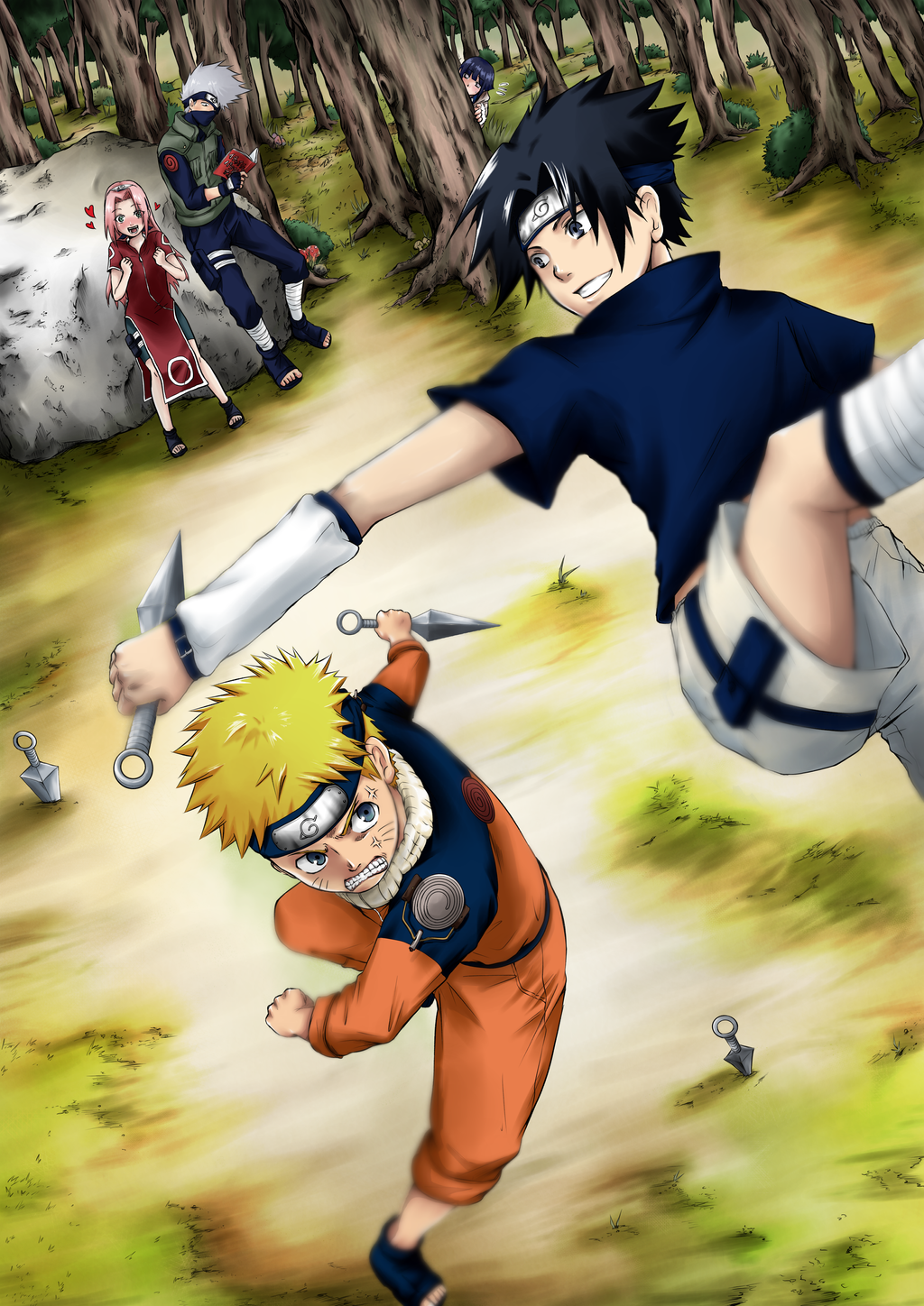 Naruto vs Sasuke by torosaamon on DeviantArt
