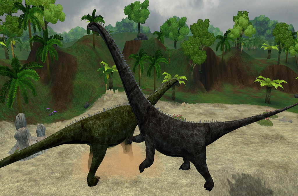 Fighting Sauropods by TheDilophoraptor on DeviantArt