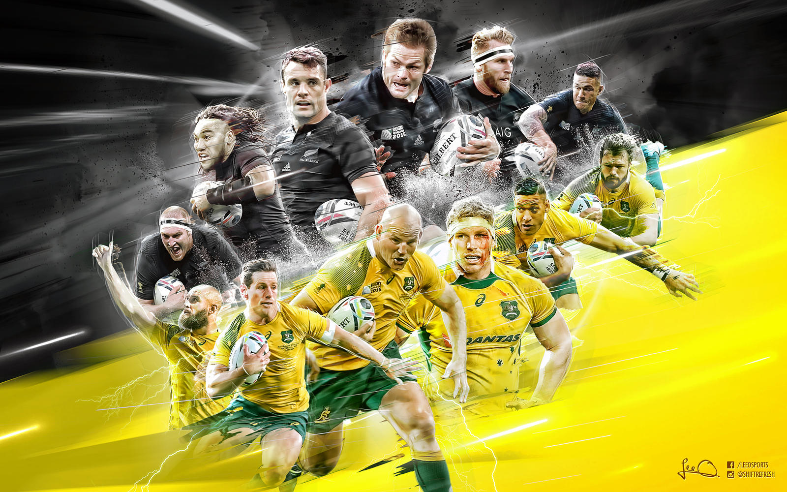 Rugby World Cup Final 2015 Wallpaper by skythlee