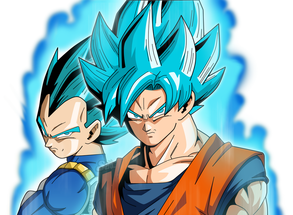 Goku And Vegeta SSGSS Old Time by SaoDVD on DeviantArt
