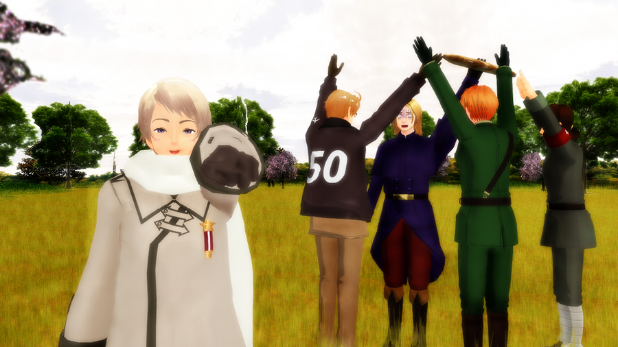 MMD Hetalia - Come to the dark side, we have bread by ...
