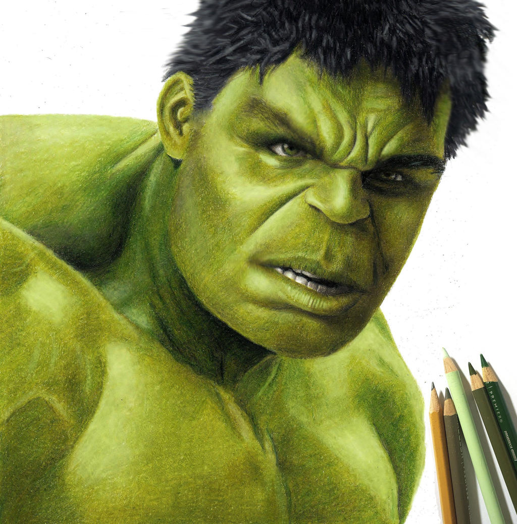 Colored Pencil Drawing of the Hulk by JasminaSusak on DeviantArt