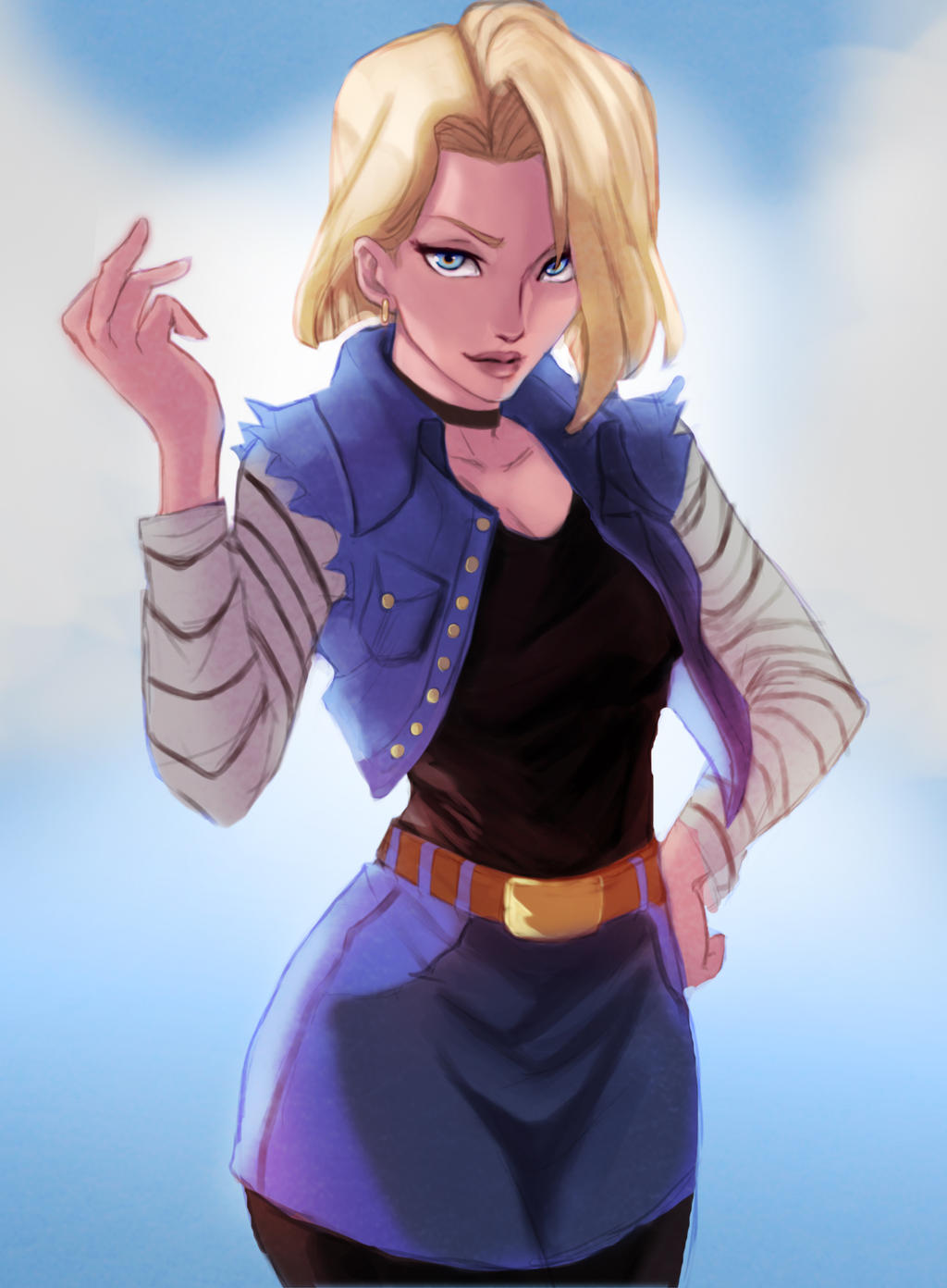 Android 18 by Yona-Art on DeviantArt